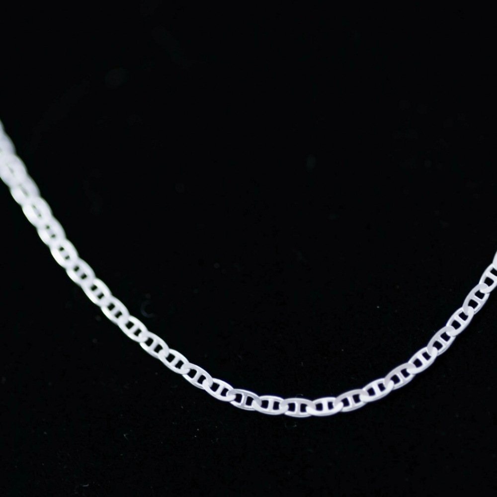 Italian sterling silver Mariner chain